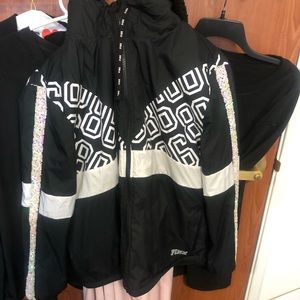 Victoria secret pink full zip soft inside.